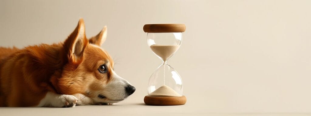 chien impatient de manger
