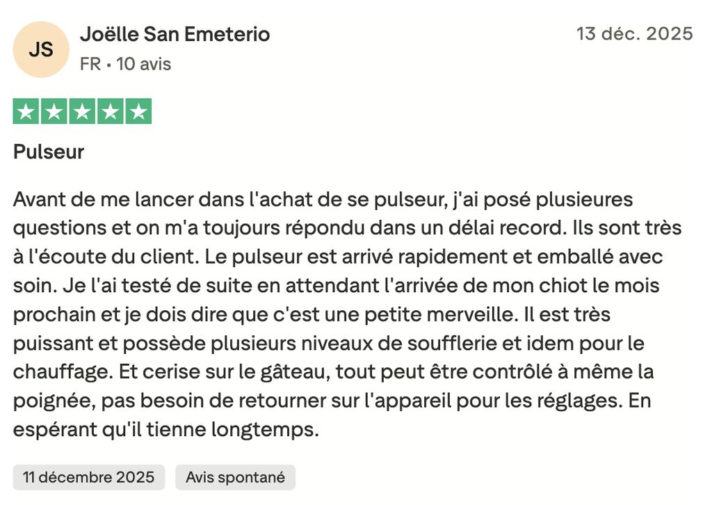 Avis Trustpilot Joëlle Pulsr 2